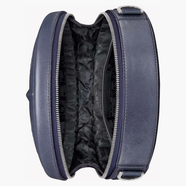 Dior X Stone Island Round Bag Blue