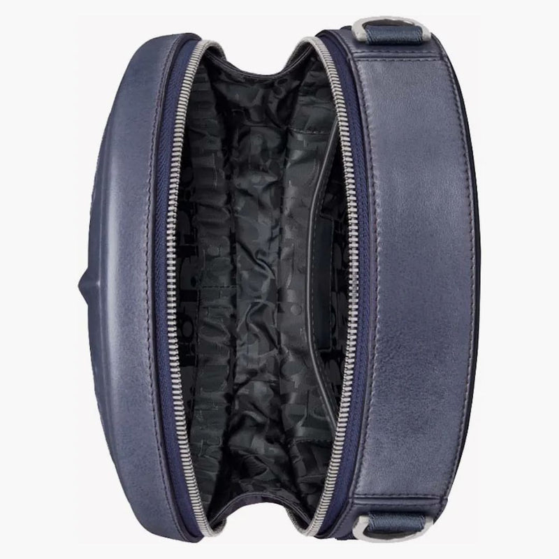 Dior x Stone Island Round Bag Blue