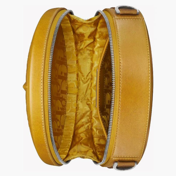 Dior X Stone Island Round Bag gul