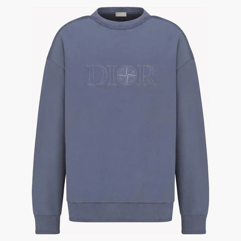 Dior X Stone Island Sweatshirt Gray