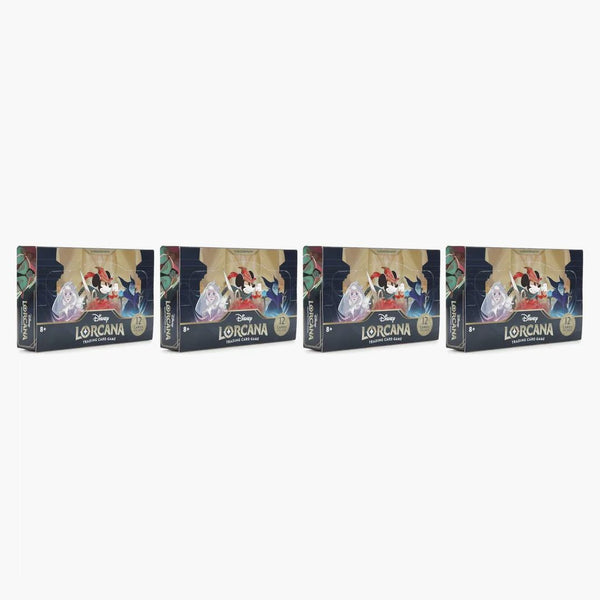 Disney Lorcana Tcg The First Chapter Booster Box 4x Lot