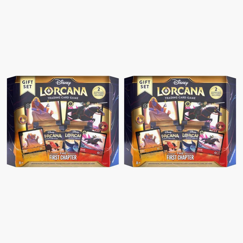 Disney Lorcana Tcg The First Chapter Gift Set 2x Lot