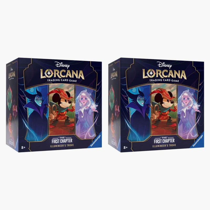 Disney Lorcana Tcg The First Chapter Illumineer's Trove Box 2x Lot