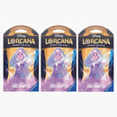 Disney Lorcana Tcg The First Chapter Lsa Snow Queen Sleeved Booster Pack 3x Lot