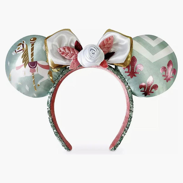 Disney Minnie Mouse Hlavní atrakce Červenec King Arthur Carrousel Ear Adband