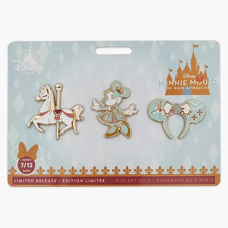 Attrazione principale del mouse Disney Minnie Luglio King Arthur Carrousel Pin