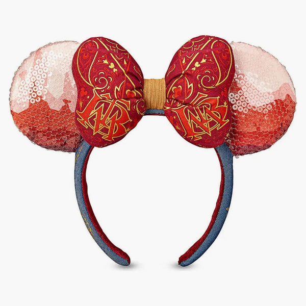 Disney Minnie Mouse Hlavní atrakce září září Velká Thunder Mountain Railroad Ear Adband