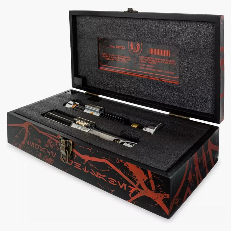 Disney Star Wars Anakin Skywalker And Obi-wan Kenobi Battle Of The Heroes Legacy Lightsaber Set