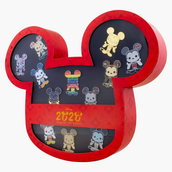 Disney x Funko Mickey Mouse Year of Mouse Enamel 12 (Amazon Exclusive) Pin Set