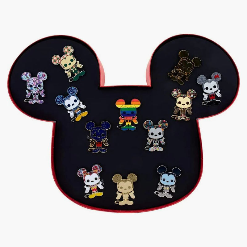 Disney X Funko Topolino Anno del mouse Enamel 12 (Amazon Exclusive) PIN SET