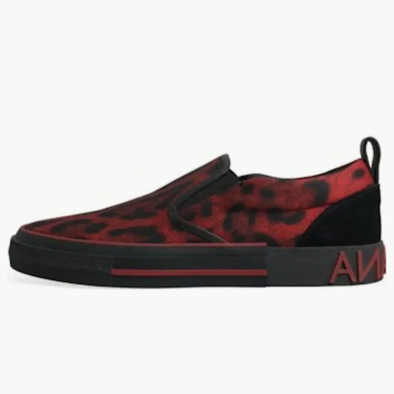 Dolce & Gabbana 2.Zero Slip-on Red Black Leopard