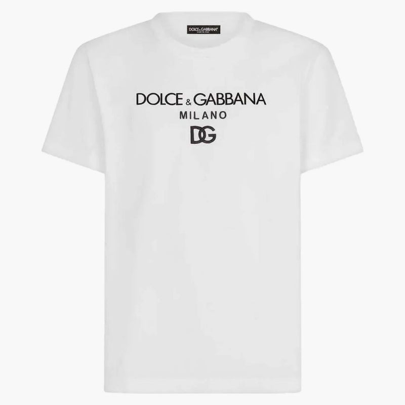 Výšivka a náplast dolce & Gabbana Cotton a Tričko bílé