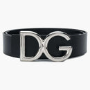 Dolce & Gabbana DG LOGO LOGO BELDLE CINTO NEGRO