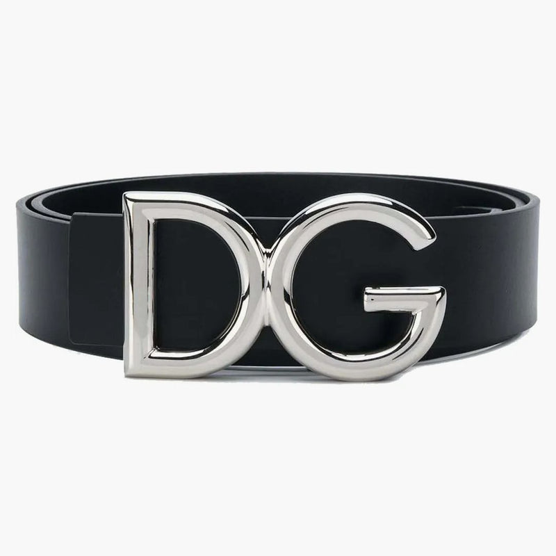 Logo Dolce & Gabbana DG Logo Belt Black