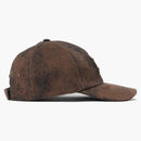 Dolce & Gabbana Distressed Logo Plaque Cap Brown