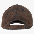 Dolce & Gabbana Distressed Logo Plaque Cap Brown