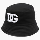 Dolce & Gabbana Embroidered DG Bucket has Black/White