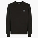 Dolce & Gabbana Jersey Branded Plate Sweatshirt Black