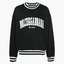Dolce & Gabbana Logotipo Applicator Varsity Sweinshirt Black/White