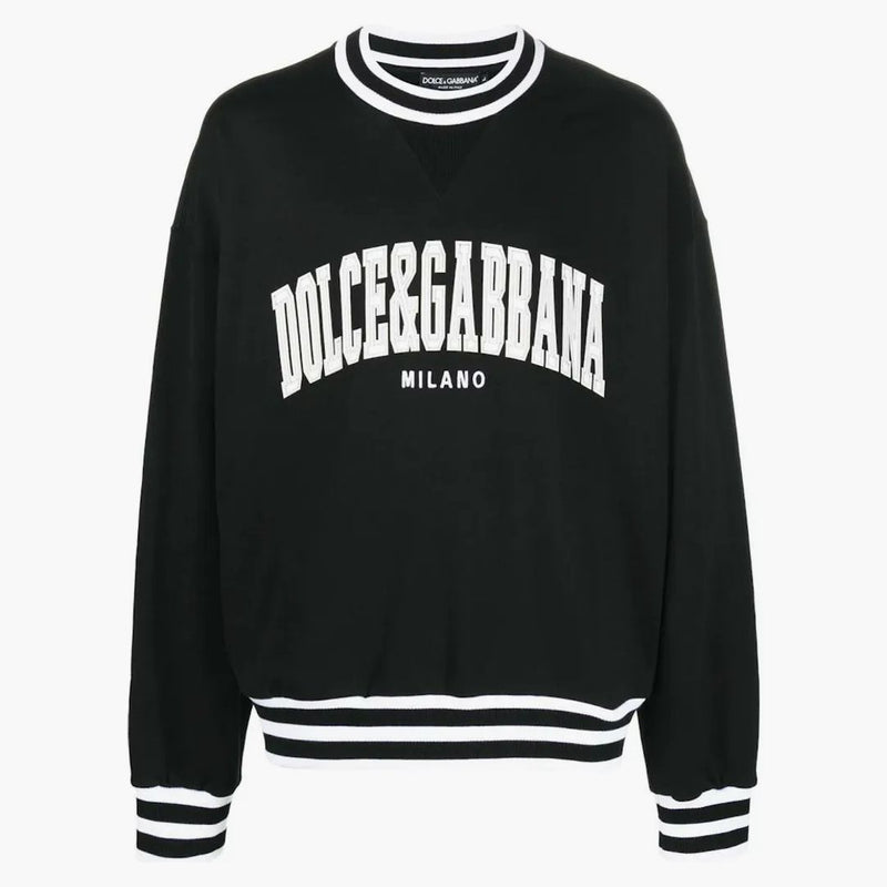 Dolce & Gabbana Logo Appliquator Spara varsity Black/White