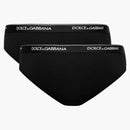 Dolce & Gabbana Logo Boxers (Set of 2) Black