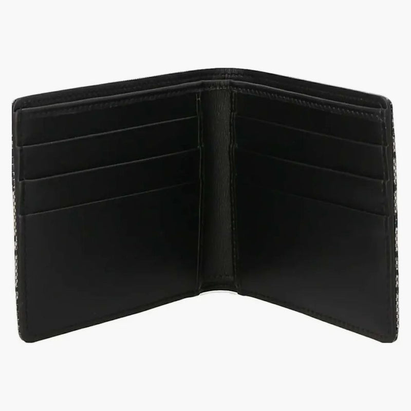 Dolce & Gabbana Logo Jacquard Wallet Beige/black