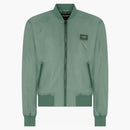 Dolce & Gabbana Logo Patch Bomber Jacket Green