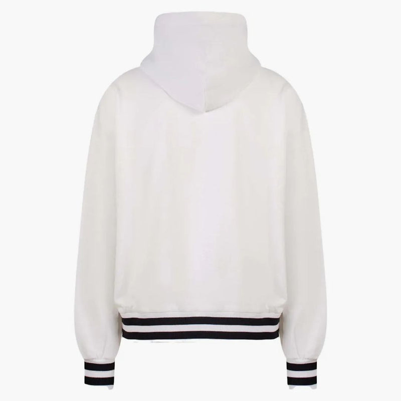 Dolce & Gabbana Man Cotton Maxi Logo Logo Mikina bílá