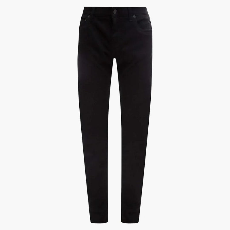 Dolce & Gabbana Man Stretch Cotton Back Relissed Logo Black