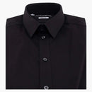 Dolce & Gabbana Man Stretch Cotton Shirt Black