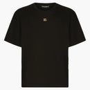 Camiseta de algodón Dolce & Gabbana Metallic DG Algodón Negro/Oro