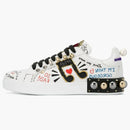 Dolce & Gabbana Portofino Applique White Music Note (Women's)