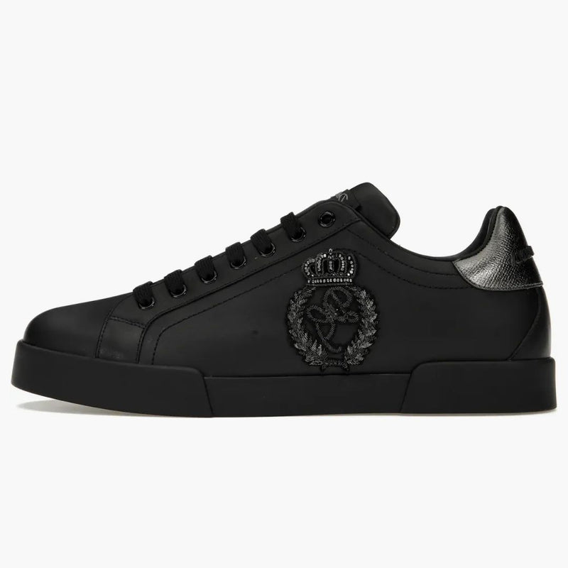 Dolce & Gabbana Portofino Crown Patch Black