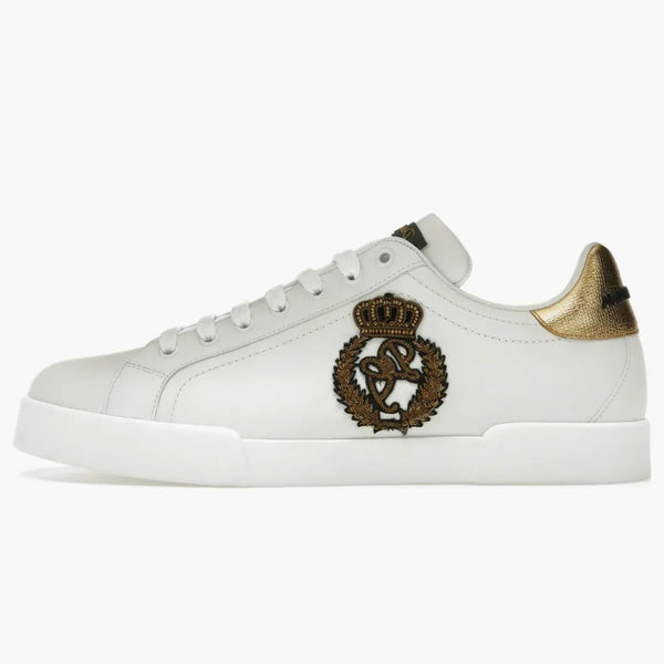 Dolce & Gabbana Portofino Crown Patch White Gold
