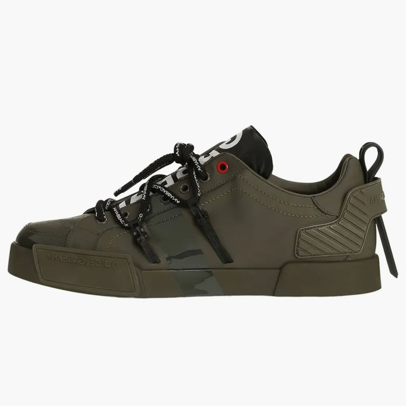 Dolce & Gabbana Portofino připoutané khaki camo černé bílé bílé