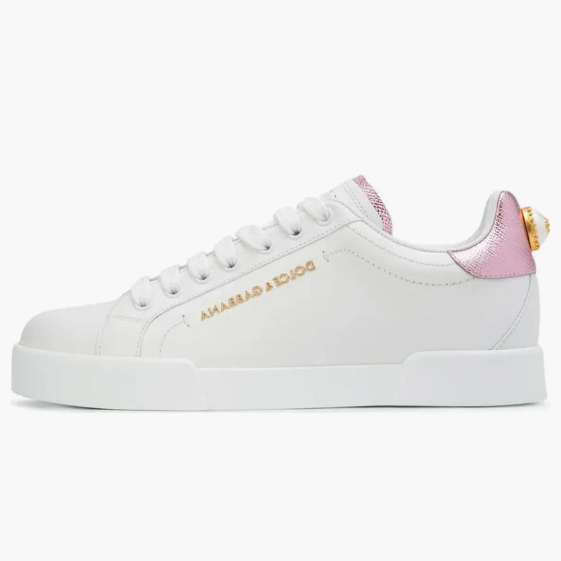 Dolce & Gabbana Portofino White Metallic Pink Pearl (Women's)