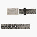 Dolce & Gabbana Reversible Over Logo Belt Brown