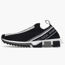 Dolce & Gabbana Sorrento Logo Slip On Black White (women's)
