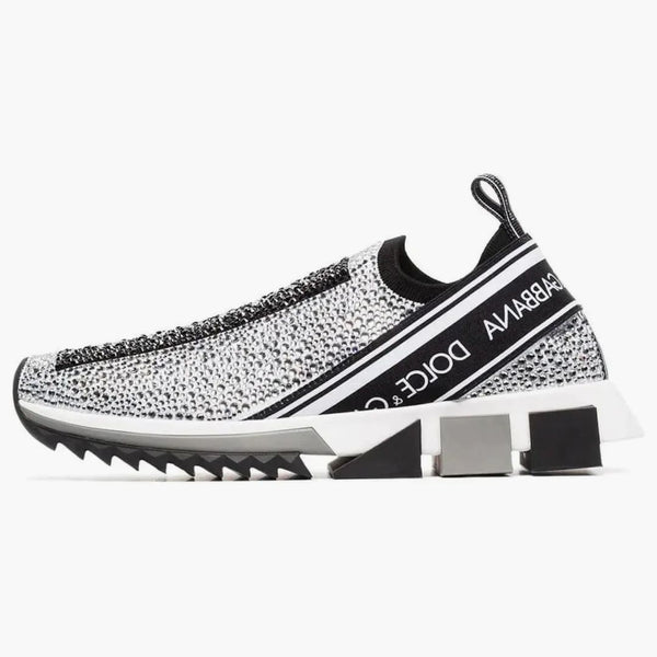 Dolce & Gabbana Sorrento Slip on Silver Crystal (Women's)