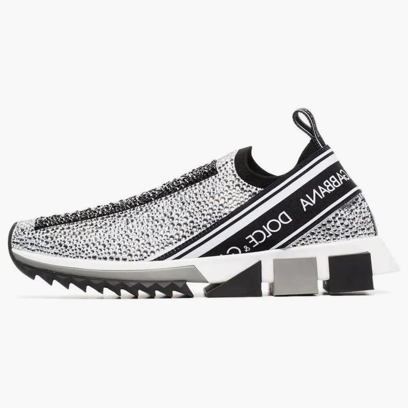 Dolce & Gabbana Sorrento Slip on Silver Crystal (Women's)