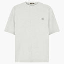 Dolce & Gabbana Technical Jersey Metallic Dg Logo T-shirt Grey