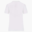 Dolce & Gabbana Woman Cotton Rhinestones Logo Detail T-shirt White