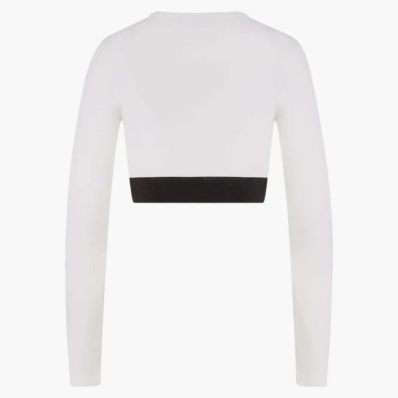 Dolce & Gabbana Woman Stretch Cotton Top White