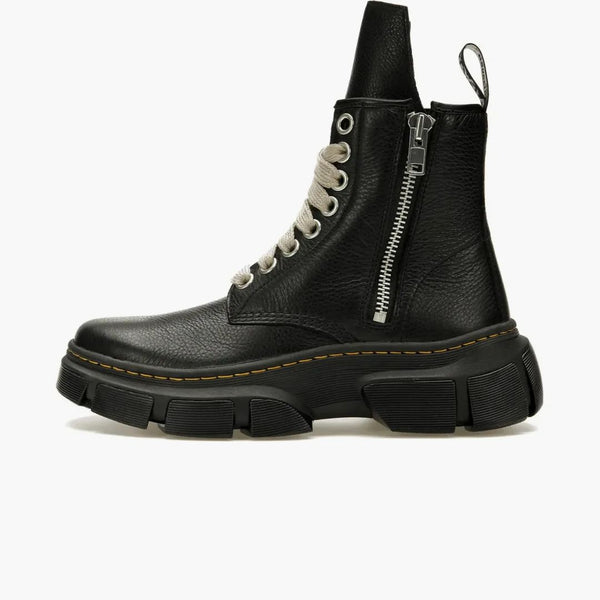 Dr Martens 1460 DMXL Jumbo Lace Zip Bot Rick Owens Black