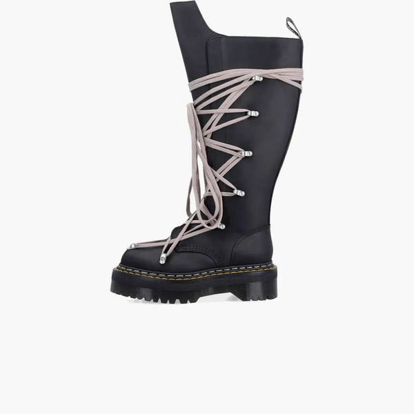 Dr. Martens 1460 Drkshdw Quad Sole Pentalace Boot Rick Owens Black (women's)