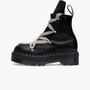 Dr. Martens 1460 Quad Leather Sole Pentatram Jumbo Lace Boot Rick Owens Black