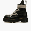 Dr. Martens 1460 Quad Leather Sole Pentatram Wrap Lace Boot Rick Owens Black
