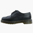 Dr. Martens 3989 Yellow Stitch Smooth Leather Brogue Black
