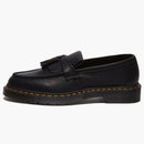 Dr. Martens Adrian Yellow Stitch Ambassador Leather Loafers Black