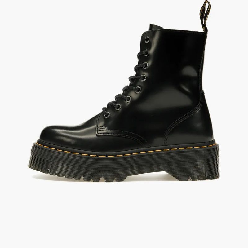 Dr. Martens Jadon Platform Boots Black Smooth Leather